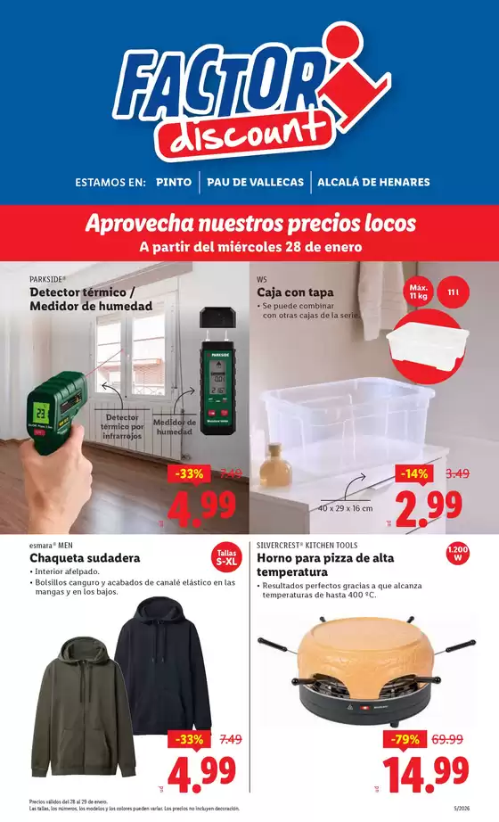Catálogo FACTORI discount en Calvià | Factori discount - Ofertas válidas del 28/01 al 02/02 | 2026-01-28T00:00:00.000Z - 2026-02-02T00:00:00.000Z
