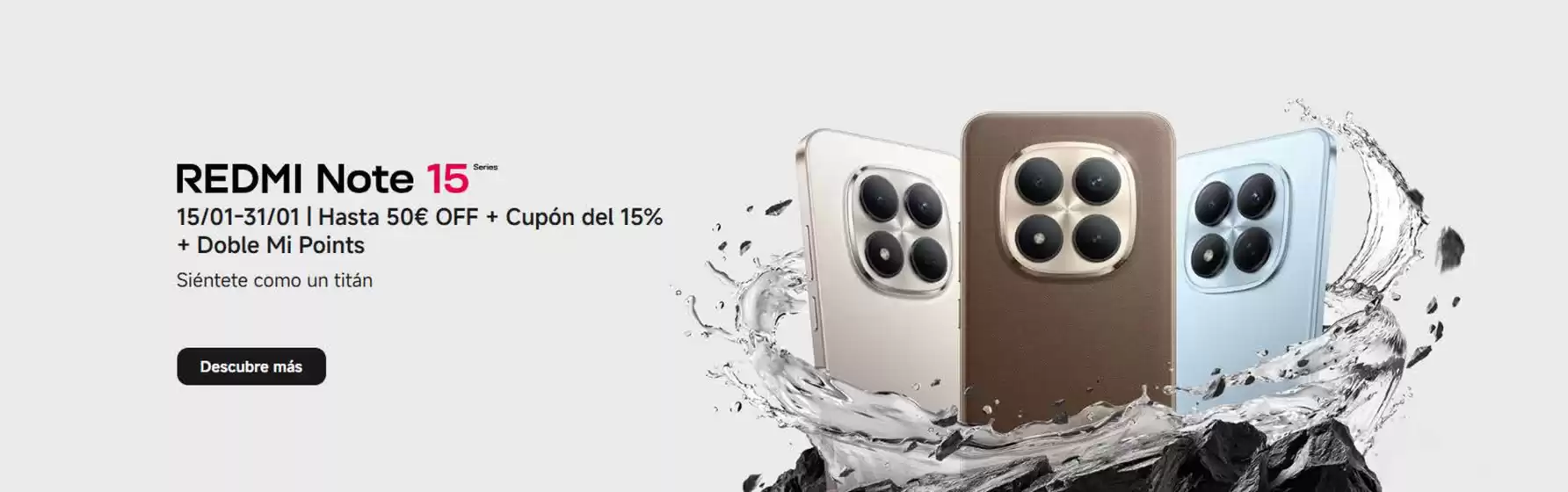 Catálogo Xiaomi en Sanlúcar de Barrameda | REDMI Note 15 | 2026-01-23T00:00:00.000Z - 2026-01-31T00:00:00.000Z