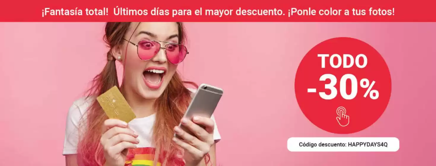 Catálogo Fotoprix en Sanlúcar de Barrameda | Todo -30% | 2026-01-23T00:00:00.000Z - 2026-01-31T00:00:00.000Z