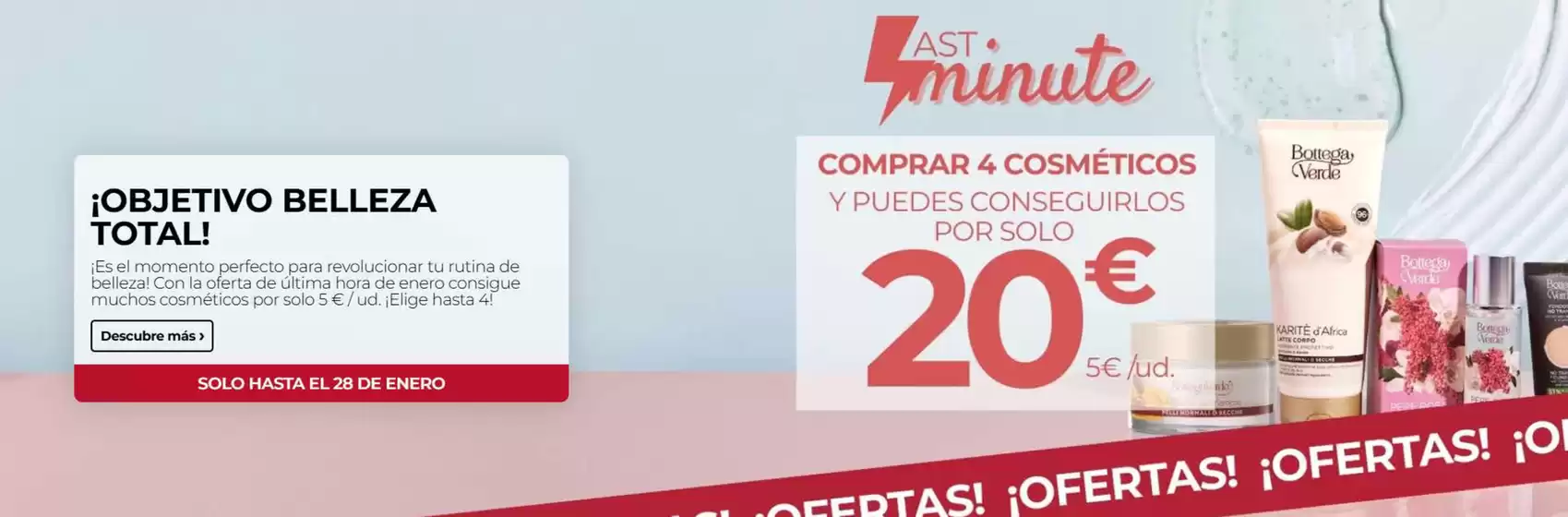 Catálogo Bottega Verde en Madrid | ¡Objetivo Belleza Total! | 2026-01-26T00:00:00.000Z - 2026-01-28T00:00:00.000Z