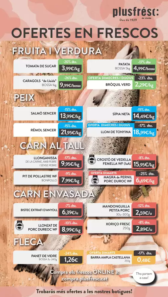 Catálogo Plusfresc en Pòrtol | Ofertes En Frescos | 2026-01-27T00:00:00.000Z - 2026-02-02T00:00:00.000Z