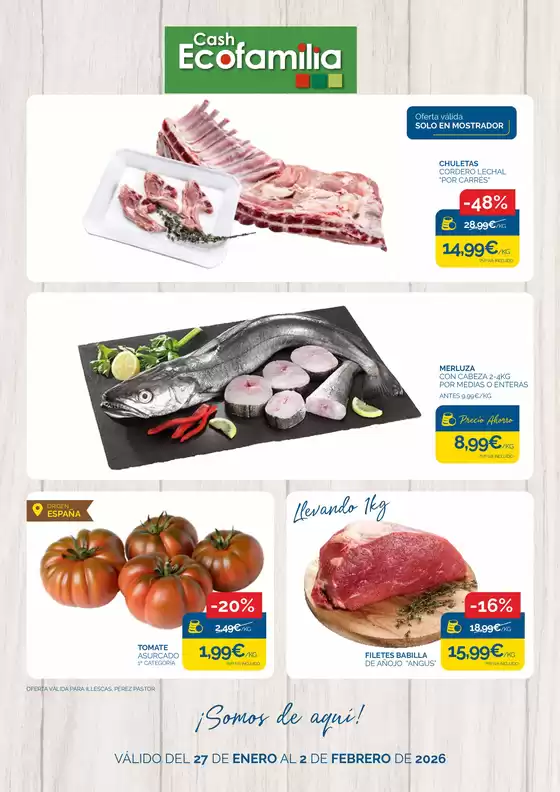 Catálogo Cash Ecofamilia en Pòrtol | Válido Del 27 De Enero Al 2 De Febrero De 2026 | 2026-01-27T00:00:00.000Z - 2026-02-02T00:00:00.000Z