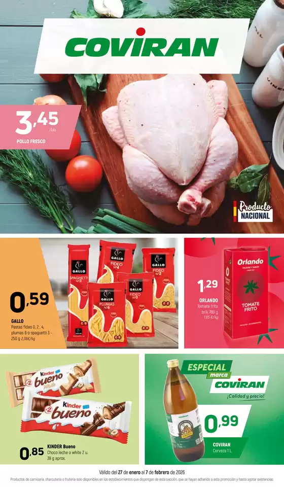 Catálogo Coviran en Albox | Válido del 27 de enero al 7 de febrero de 2026 | 2026-01-27T00:00:00.000Z - 2026-02-07T00:00:00.000Z