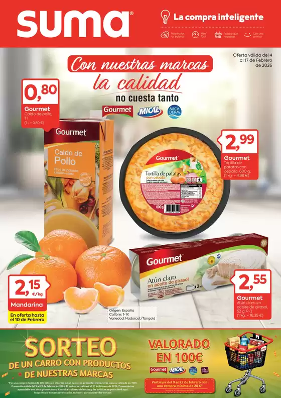Catálogo Suma Supermercados en Albox | Oferta válida del 4 al 17 de Febrero de 2026 | 2026-02-04T00:00:00.000Z - 2026-02-17T00:00:00.000Z