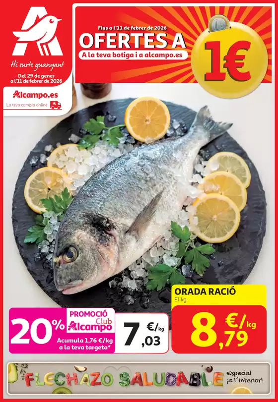 Catálogo Alcampo en Albox | Del 29 de gener a l’11 de febrer de 2026 | 2026-01-29T00:00:00.000Z - 2026-02-11T00:00:00.000Z