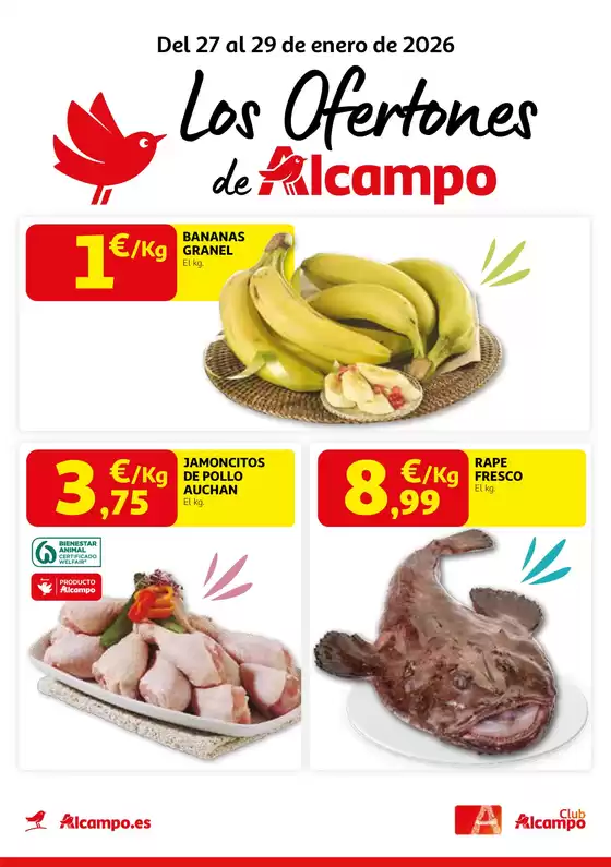 Catálogo Alcampo en Bergara | Los Ofertones De Alcampo | 2026-01-27T00:00:00.000Z - 2026-01-29T00:00:00.000Z