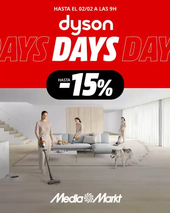 Catálogo MediaMarkt en Archena | Dyson Days | 2026-01-28T00:00:00.000Z - 2026-02-02T00:00:00.000Z