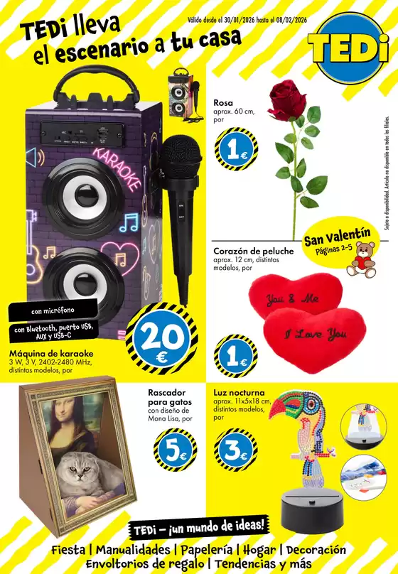 Catálogo TEDi en Banyoles | TEDi lleva el escenario a tu casa | 2026-01-30T00:00:00.000Z - 2026-02-08T00:00:00.000Z