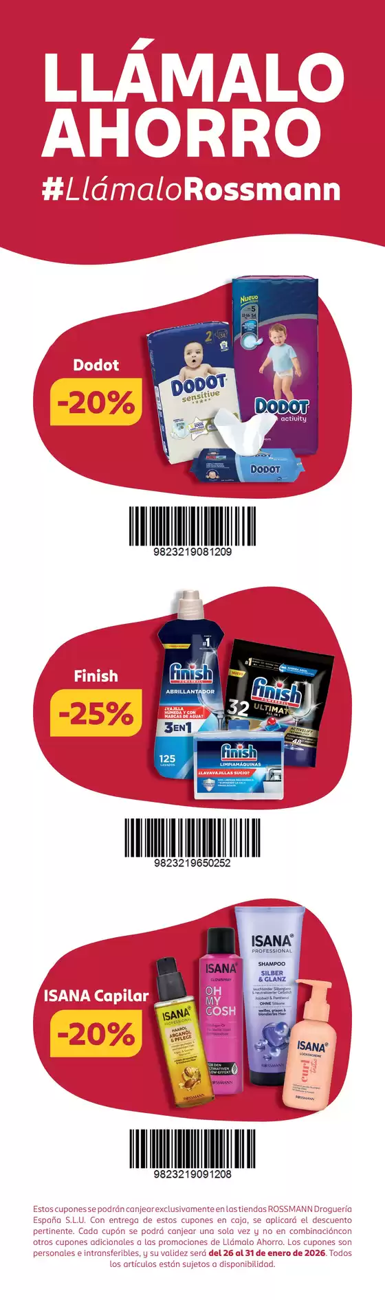 Catálogo Rossmann | Del 26 al 31 de enero de 2026 | 2026-01-26T00:00:00.000Z - 2026-01-31T00:00:00.000Z