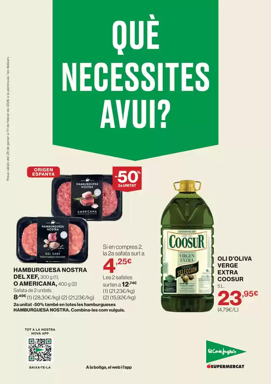 Catálogo El Corte Inglés en Alaquàs | Què Necessites Avui? | 2026-01-29T00:00:00.000Z - 2026-02-11T00:00:00.000Z