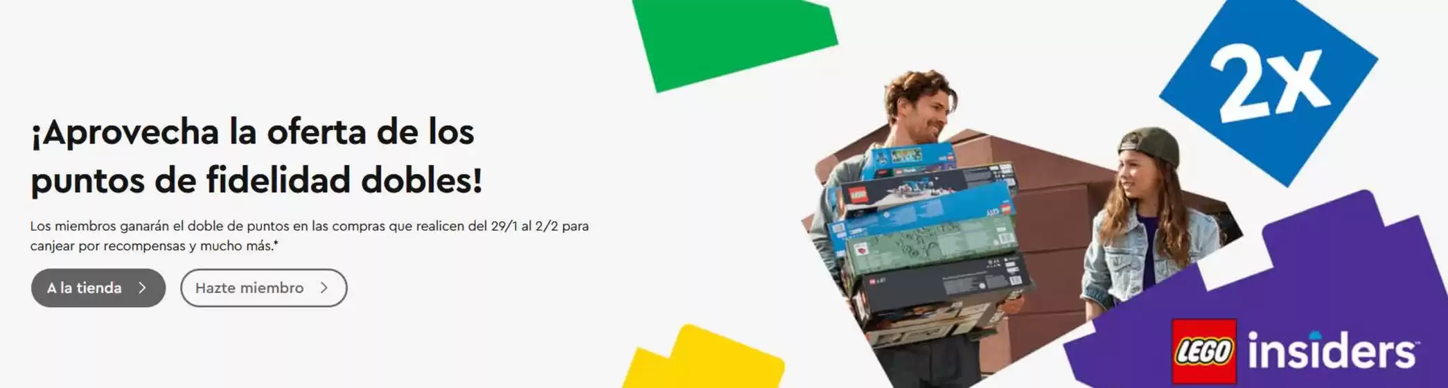 Catálogo LEGO en Portocristo | ¡Aprovecha la oferta de los puntos de fidelidad dobles! | 2026-01-29T00:00:00.000Z - 2026-02-02T00:00:00.000Z