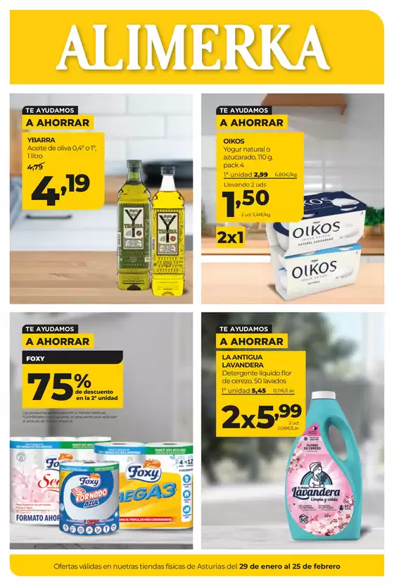 Catálogo Alimerka en Santa Coloma de Gramenet | Mensual del - Alimerka | 2026-01-30T00:00:00.000Z - 2026-02-25T00:00:00.000Z