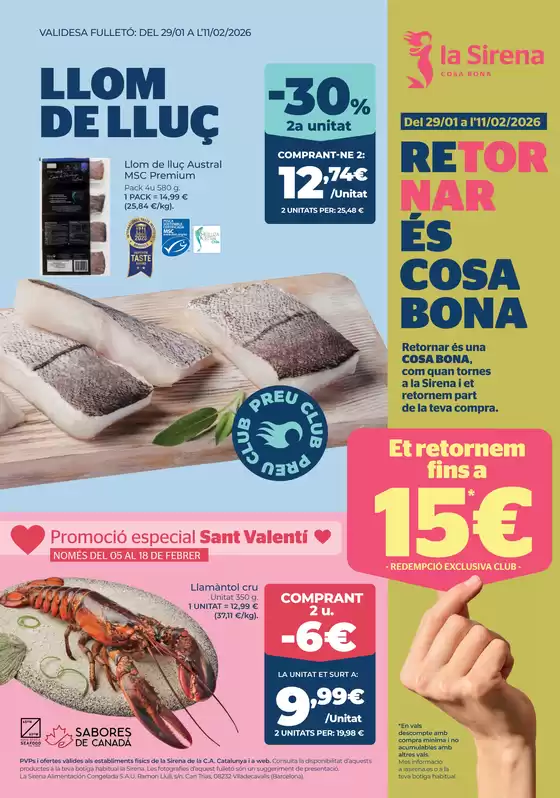 Catálogo La Sirena en Valladolid | Del 29/01 a l'11/02/2026 | 2026-01-30T00:00:00.000Z - 2026-02-11T00:00:00.000Z