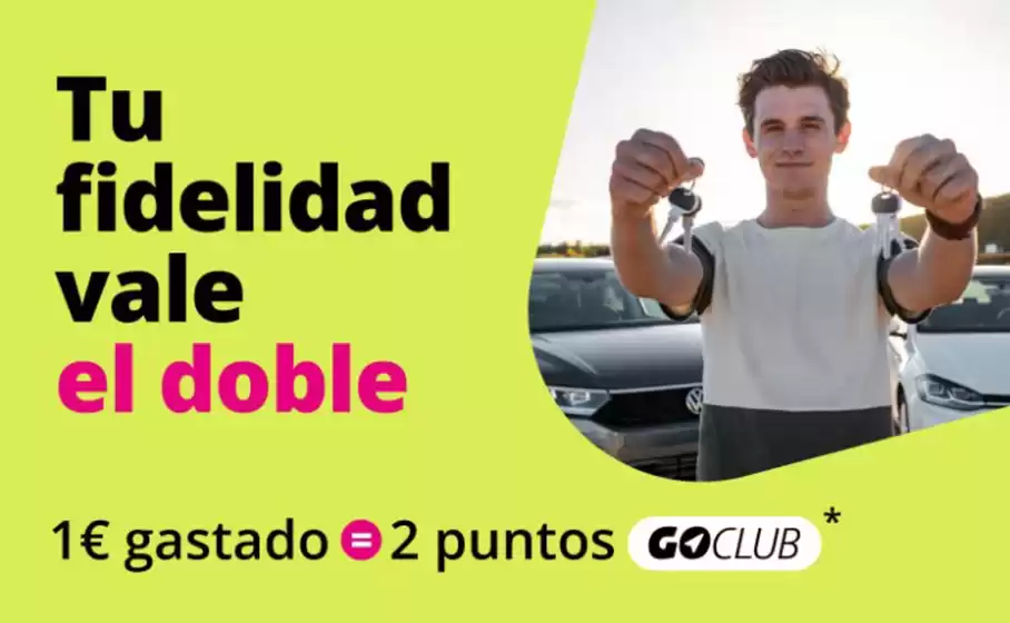 Catálogo GoldCar en Legazpi | Tu fidelidad vale el doble | 2026-01-30T00:00:00.000Z - 2026-02-01T00:00:00.000Z