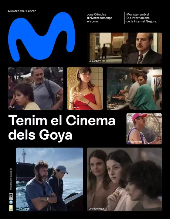 Catálogo Movistar en Paterna | Tenim el Cinema dels Goya | 2026-01-30T00:00:00.000Z - 2026-02-28T00:00:00.000Z