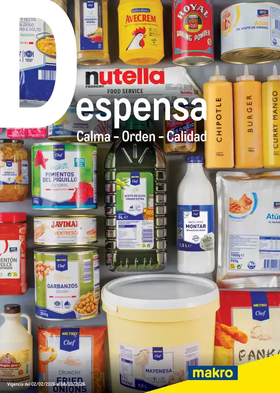 Catálogo Makro en El Rosario | Especial Despensa Centro | 2026-02-02T00:00:00.000Z - 2026-03-08T00:00:00.000Z
