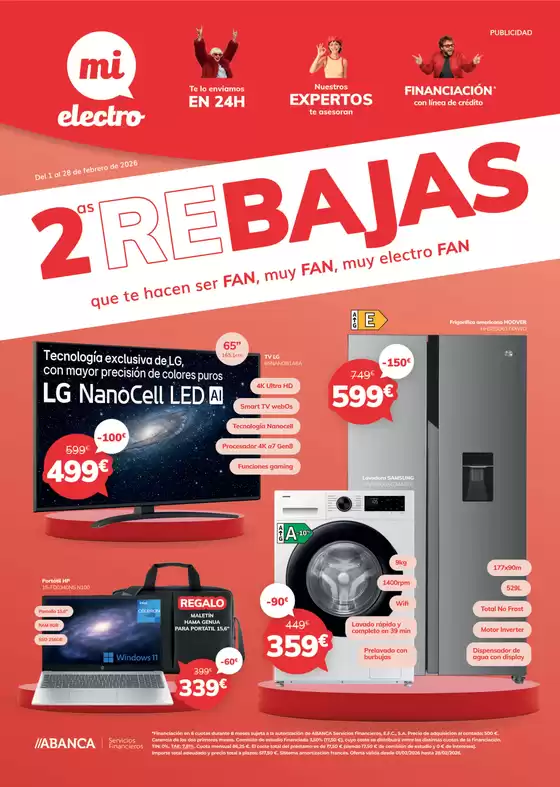 Catálogo Mi electro en Valladolid | Del 1 al 28 de febrero de 2026 | 2026-02-01T00:00:00.000Z - 2026-02-28T00:00:00.000Z
