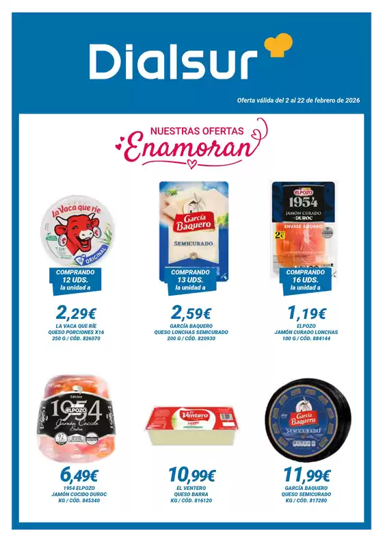Catálogo Dialsur Cash & Carry en Noreña | Nuestras Ofertas Enamoran | 2026-02-02T00:00:00.000Z - 2026-02-22T00:00:00.000Z