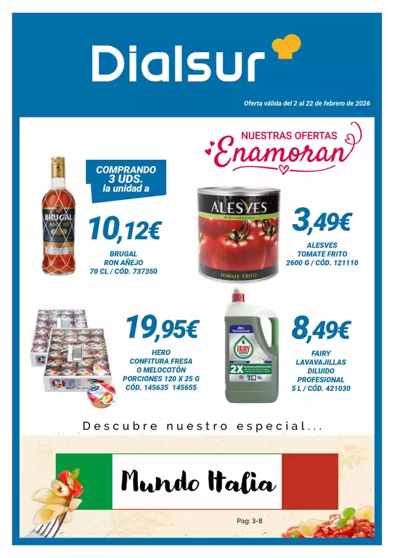 Catálogo Dialsur Cash & Carry en Cáceres | Oferta válida del 2 al 22 de febrero de 2026 | 2026-02-02T00:00:00.000Z - 2026-02-22T00:00:00.000Z
