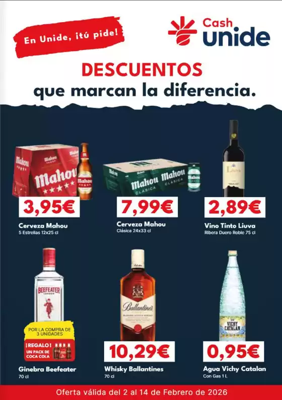 Catálogo Cash Unide en Gudiña | Descuentos Que Marcan La Diferencia | 2026-02-03T00:00:00.000Z - 2026-02-14T00:00:00.000Z