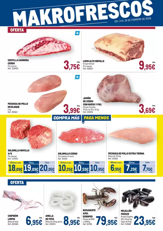 Catálogo Makro en Coín | Makro Fresco Canarias | 2026-02-03T00:00:00.000Z - 2026-02-16T00:00:00.000Z