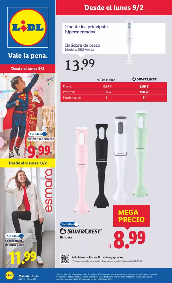 Catálogo Lidl en Ayamonte | ¡Bazar Lidl! Ofertas válidas del 09/02 al 15/02 | 2026-02-03T00:00:00.000Z - 2026-02-15T00:00:00.000Z
