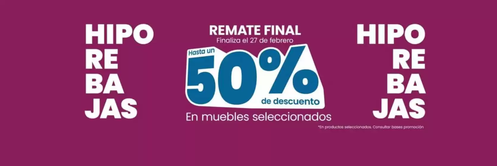 Catálogo Muebles Hipopótamo en Mora | Remate Final | 2026-02-03T00:00:00.000Z - 2026-02-27T00:00:00.000Z