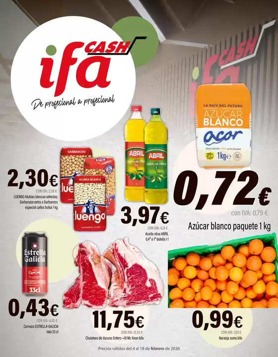 Catálogo Cash Ifa | Precios válidos del 4 al 18 de febrero de 2026 | 2026-02-04T00:00:00.000Z - 2026-02-18T00:00:00.000Z