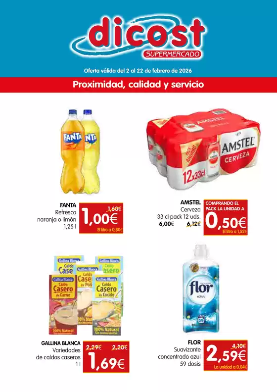Catálogo Dicost en Azuqueca de Henares | Oferta Válida Del 2 Al 22 De Febrero De 2026 | 2026-02-04T00:00:00.000Z - 2026-02-22T00:00:00.000Z