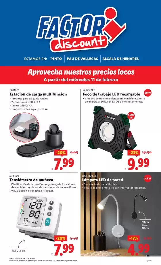 Catálogo FACTORI discount en Albacete |  Factori discount - Ofertas válidas del 11/02 al 16/02 | 2026-02-11T00:00:00.000Z - 2026-02-16T00:00:00.000Z