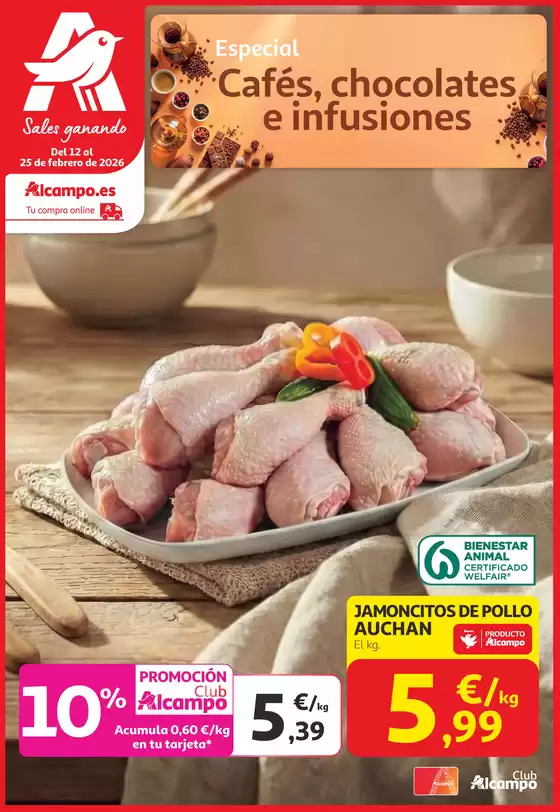 Catálogo Alcampo en Lloret de Mar | Especial Cafés, Chocolates E Infusiones | 2026-02-12T00:00:00.000Z - 2026-02-25T00:00:00.000Z