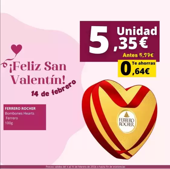 Catálogo Tu Trébol Hipermercados en Lloret de Mar | Ofertas De San Valentín En Tu Trébol | 2026-02-05T00:00:00.000Z - 2026-02-14T00:00:00.000Z