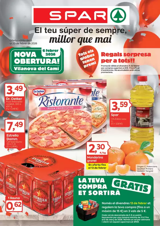 Catálogo SPAR en Olías del Rey | El teu súper de sempre, millor que mai | 2026-02-06T00:00:00.000Z - 2026-02-20T00:00:00.000Z