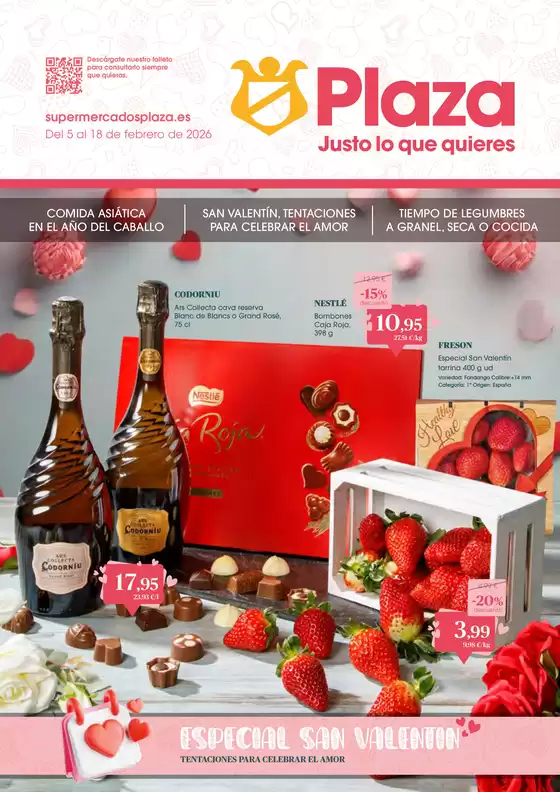 Catálogo Supermercados Plaza en Salamanca | Especial San Valentin | 2026-02-05T00:00:00.000Z - 2026-02-18T00:00:00.000Z