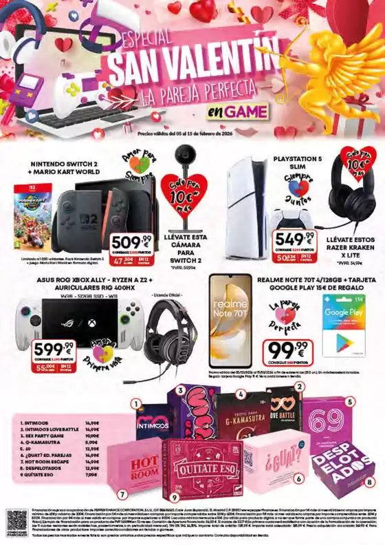Catálogo Game en Xirivella | San Valentin en GAME | 2026-02-06T00:00:00.000Z - 2026-02-15T00:00:00.000Z