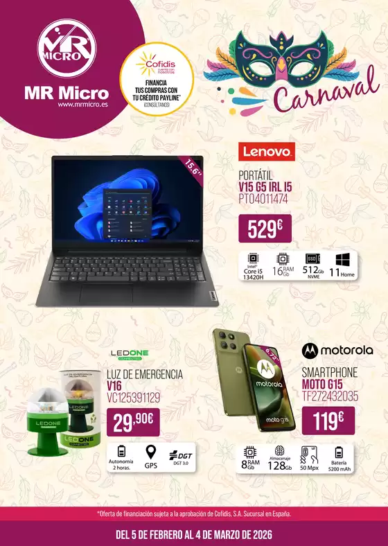 Catálogo MR Micro en Xirivella | Del 5 De Febrero Al 4 De Marzo De 2026 | 2026-02-06T00:00:00.000Z - 2026-03-04T00:00:00.000Z