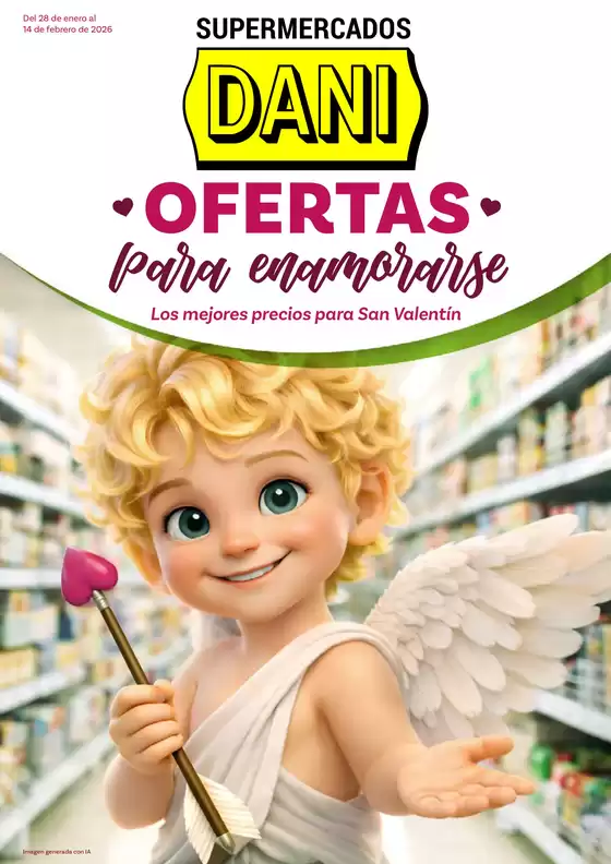 Catálogo Supermercados Dani | Los mejores precios para San Valentín | 2026-01-28T00:00:00.000Z - 2026-02-14T00:00:00.000Z