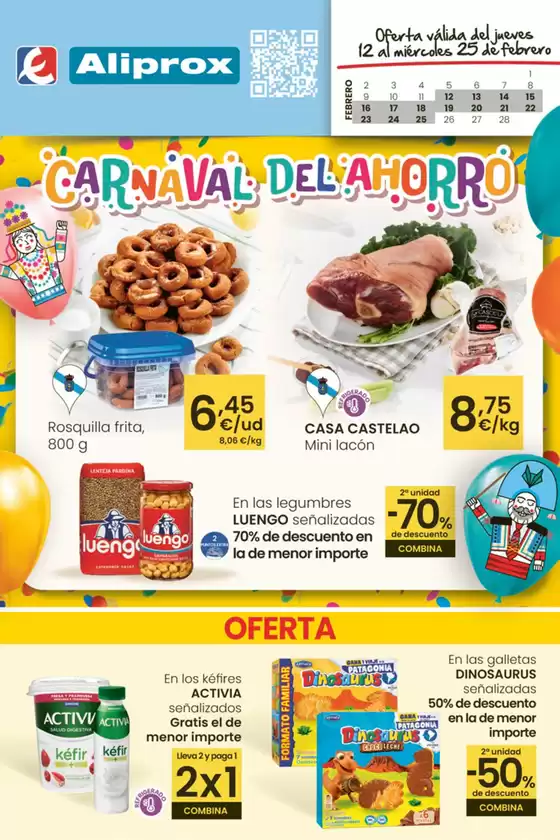 Catálogo Eroski en Meliana | Carnaval del ahorro | 2026-02-12T00:00:00.000Z - 2026-02-25T00:00:00.000Z