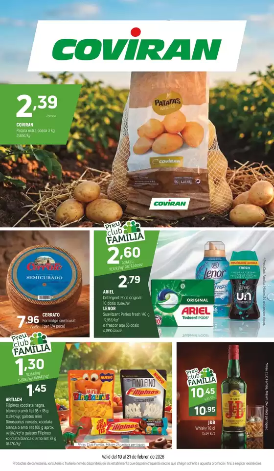 Catálogo Coviran en Arrecife | Vàlid del 10 al 21 de febrer de 2026 | 2026-02-10T00:00:00.000Z - 2026-02-21T00:00:00.000Z