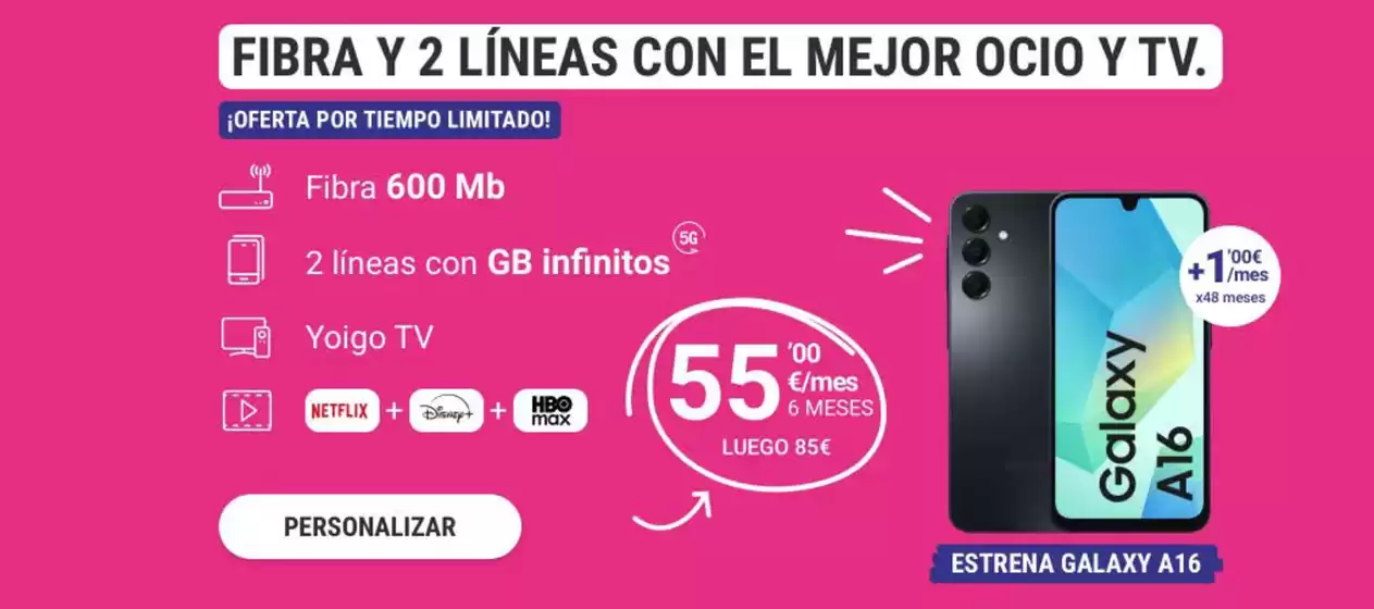 Catálogo Yoigo en Alcalá la Real | Promoción  | 2026-02-09T00:00:00.000Z - 2026-02-22T00:00:00.000Z