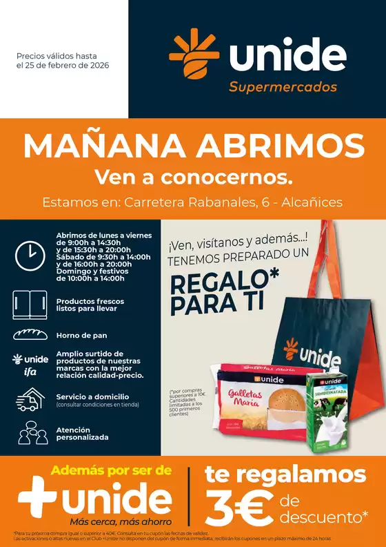 Catálogo Unide Supermercados en Villamartín | Ven a conocernos. | 2026-02-13T00:00:00.000Z - 2026-02-25T00:00:00.000Z