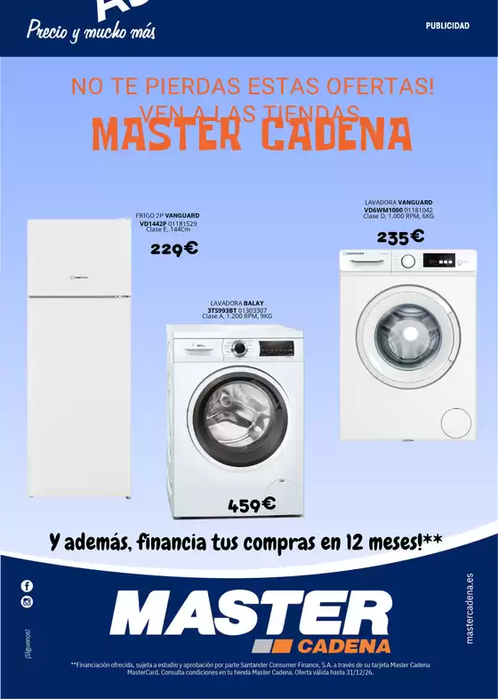 Catálogo Master Cadena en Burgos | No Te Pierdas Estas Ofertas! | 2026-02-11T00:00:00.000Z - 2026-12-31T00:00:00.000Z