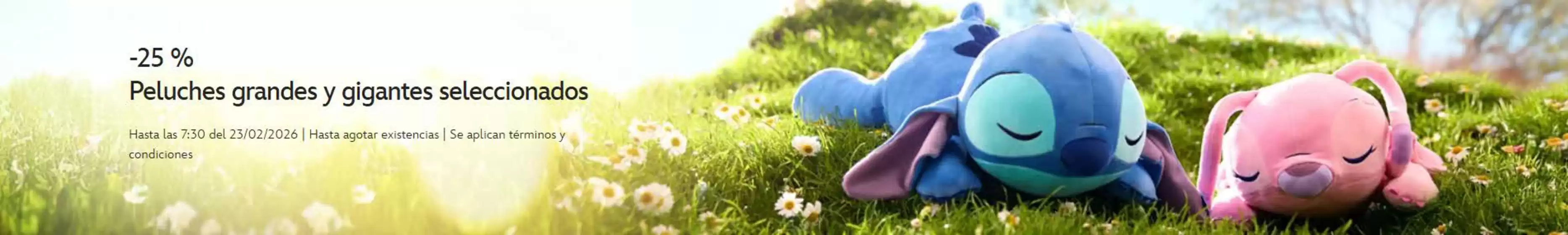 Catálogo Disney en Montijo | -25% | 2026-02-11T00:00:00.000Z - 2026-02-23T00:00:00.000Z