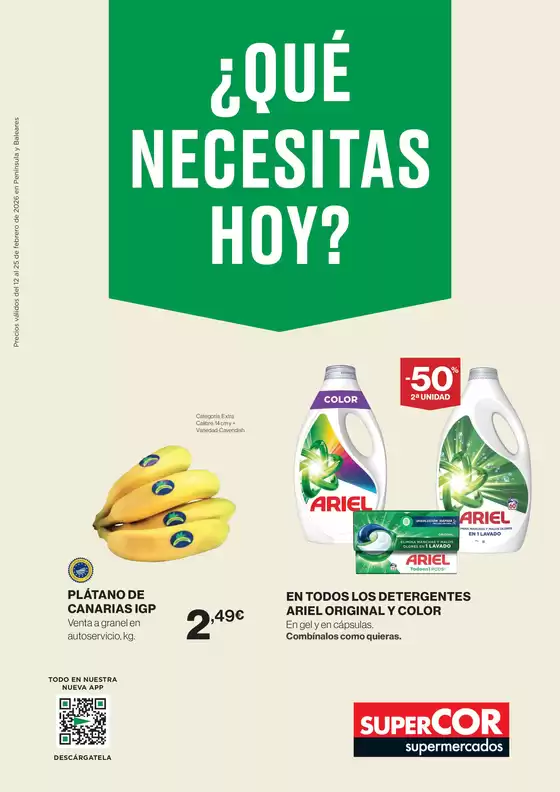 Catálogo Supercor en Jerez de la Frontera | ¿Qué Necesitas Hoy? | 2026-02-12T00:00:00.000Z - 2026-02-25T00:00:00.000Z