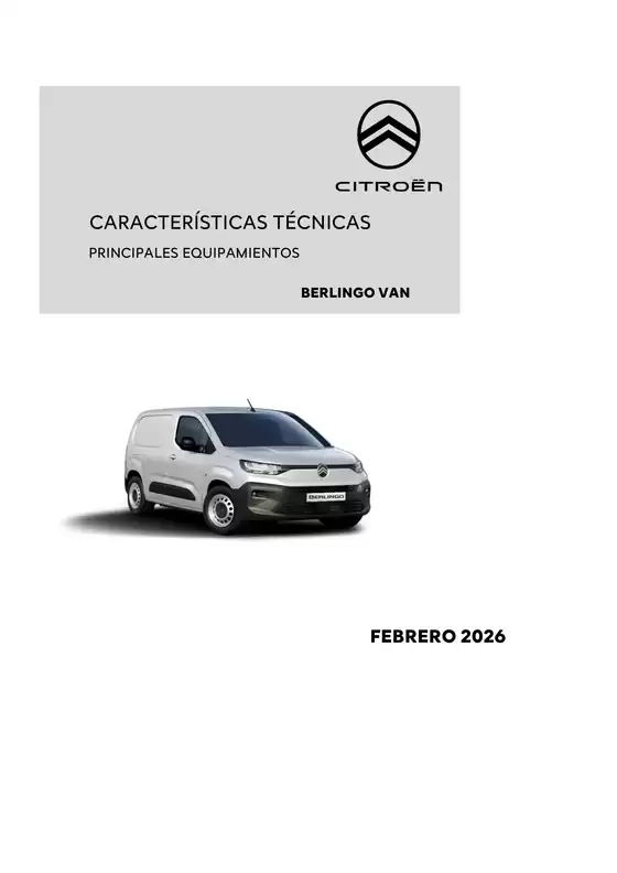 Catálogo Citroën en Acea de Ama | Nuevo Berlingo Van | 2026-02-13T00:00:00.000Z - 2026-12-31T00:00:00.000Z