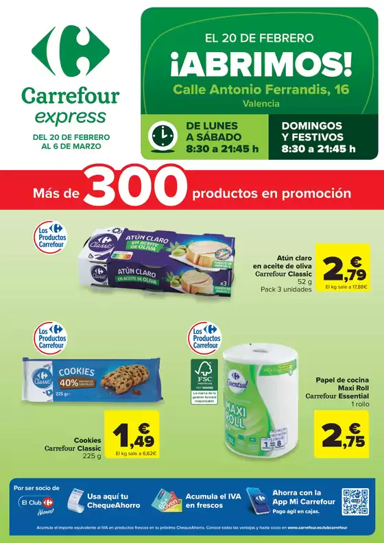 Catálogo Carrefour Express en Sevilla | ABRIMOS! | 2026-02-20T00:00:00.000Z - 2026-03-06T00:00:00.000Z