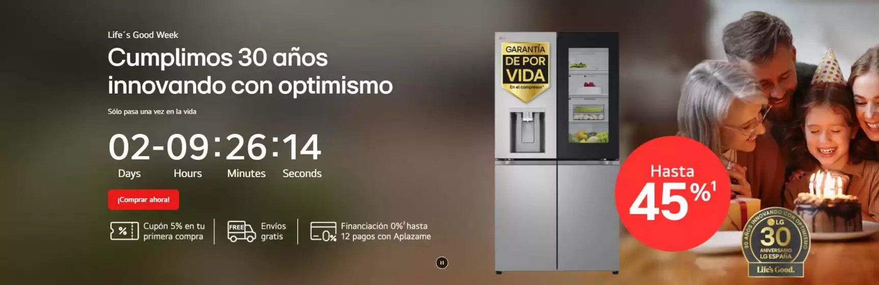 Catálogo LG en El Ejido | Hasta 45%  | 2026-02-16T00:00:00.000Z - 2026-02-18T00:00:00.000Z