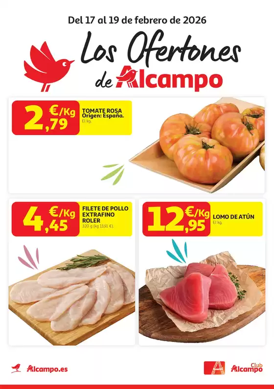 Catálogo Alcampo en Sarria | Los Ofertones de Alcampo | 2026-02-17T00:00:00.000Z - 2026-02-19T00:00:00.000Z