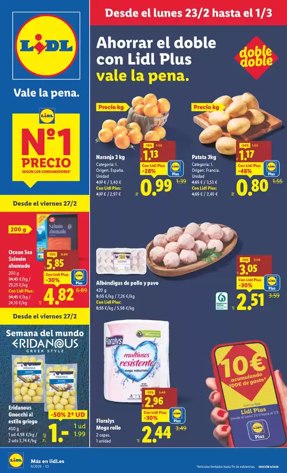 Catálogo Lidl en Córdoba | № 1 PRECIO - Ofertas válidas del 23/02 al 01/03 | 2026-02-23T00:00:00.000Z - 2026-03-01T00:00:00.000Z