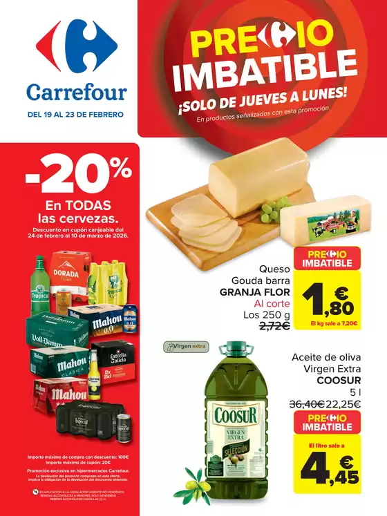Catálogo Carrefour en Montemayor | PRECIO IMBATIBLE | 2026-02-19T00:00:00.000Z - 2026-02-23T00:00:00.000Z